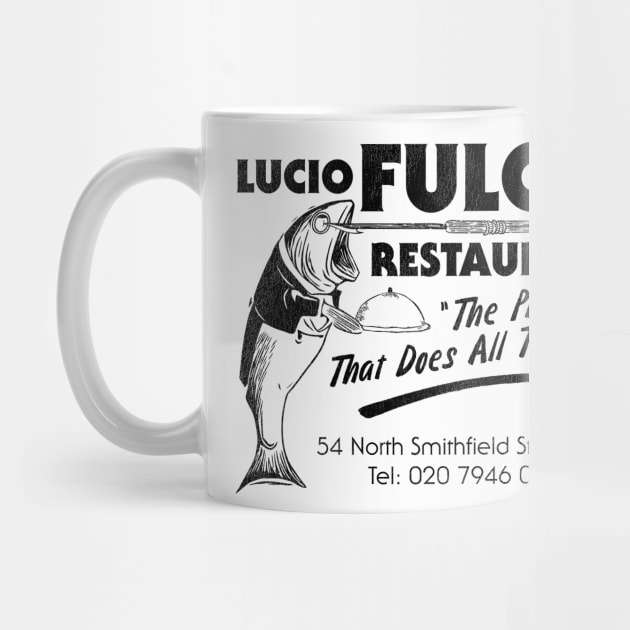 Fictional Lucio Fulci's Restaurant - Shaun of the Dead Movie by darklordpug